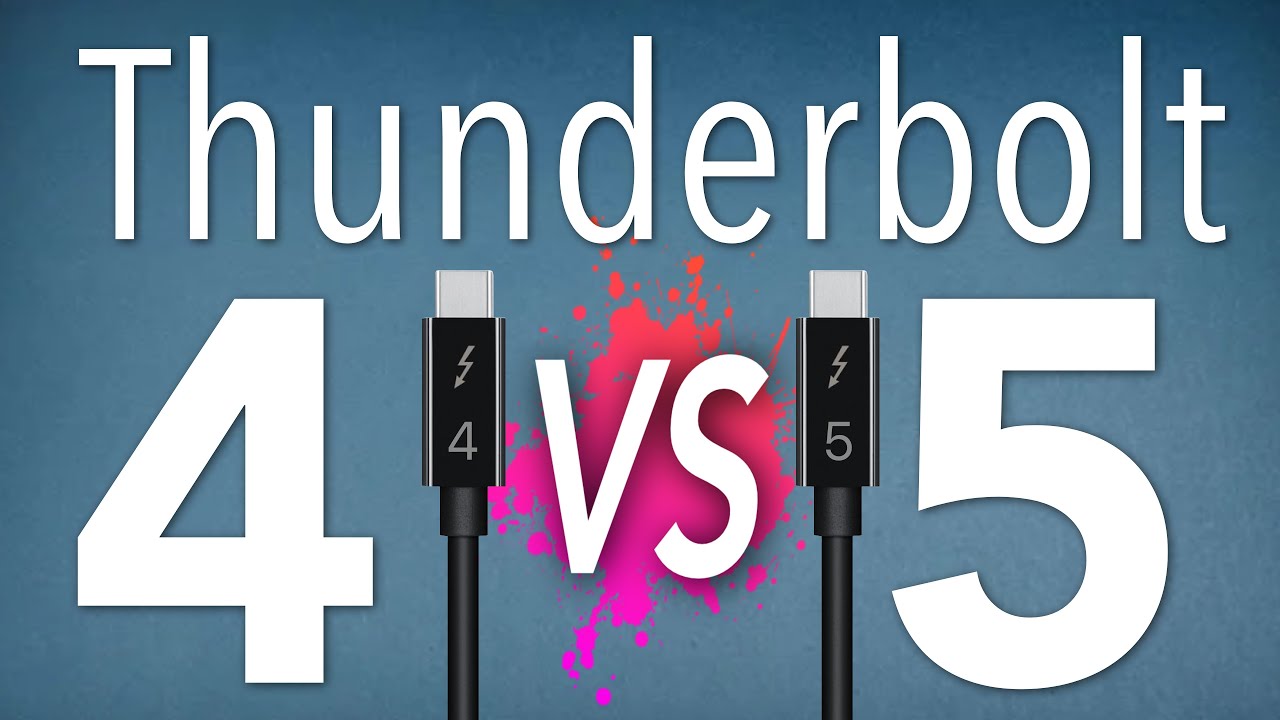 Thunderbolt 5 vs Thunderbolt 4 — everything you need to know